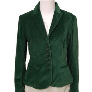 TAHARI - Emerald Green Velvet Blazer